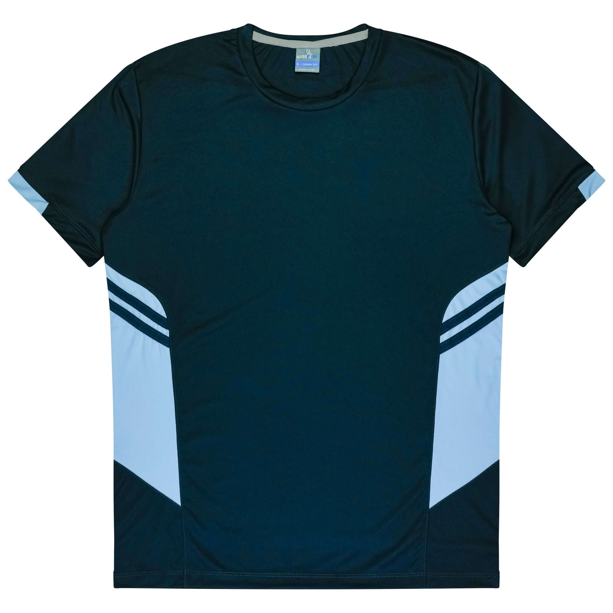 Tasman Mens Tee - Navy/Sky