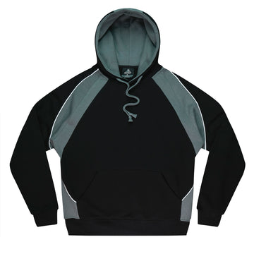Huxley Mens Hoodie - Black/Ashe/White