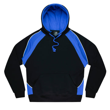 Huxley Mens Hoodie - Black/Royal/White