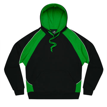 Huxley Mens Hoodie - Black/Green/White