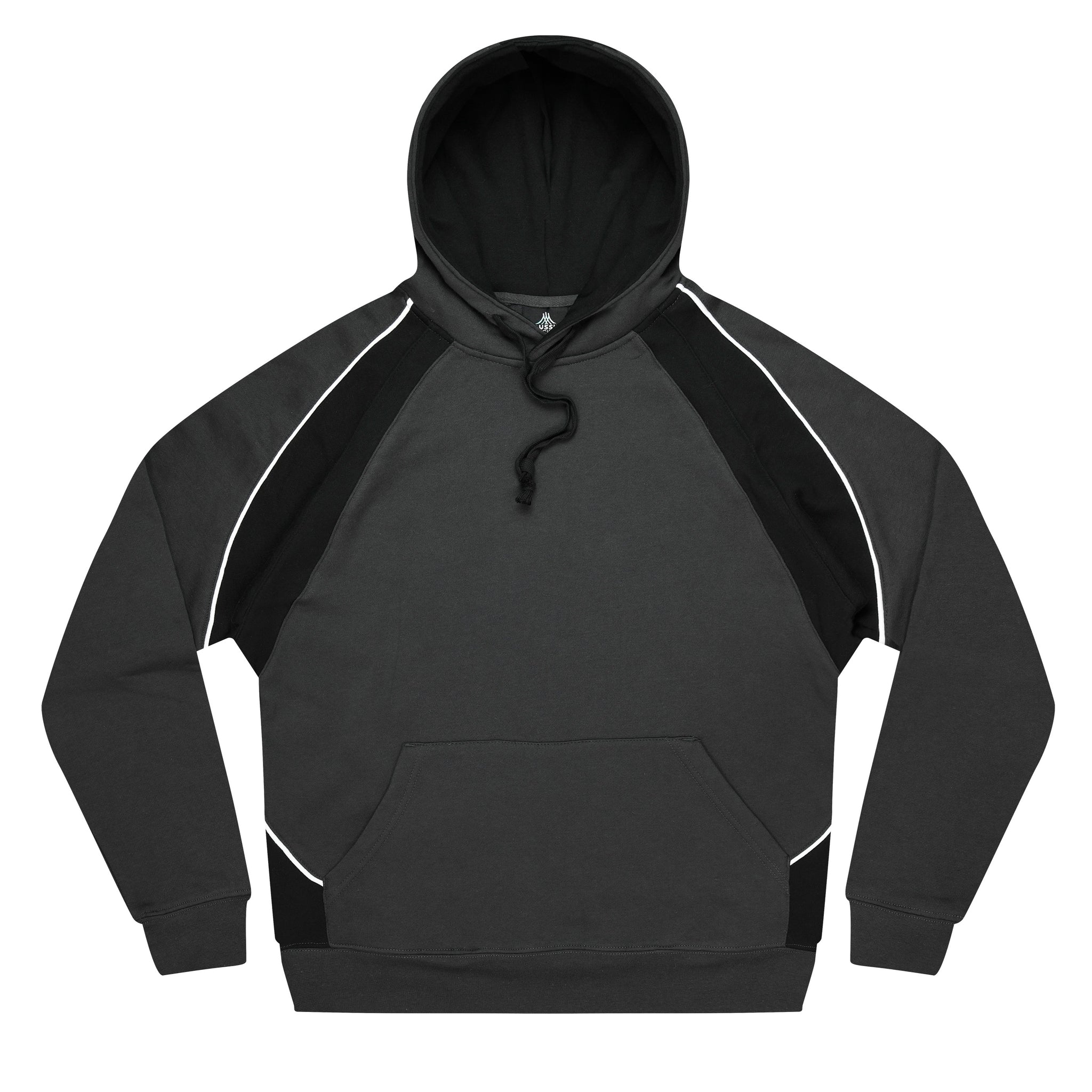 Huxley Mens Hoodie - Slate/Black/White