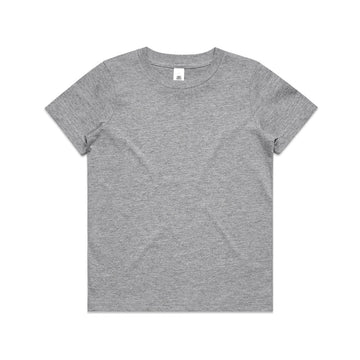 Youth Staple Tee - Grey Marle