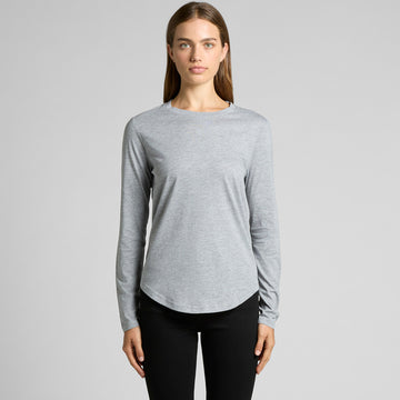 Womens Curve Long Sleeve Tee