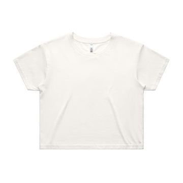Womens Crop Tee Natural