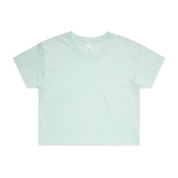 Womens Crop Tee Seafoam