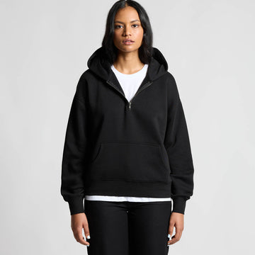 Womens Relax Half Zip Hood