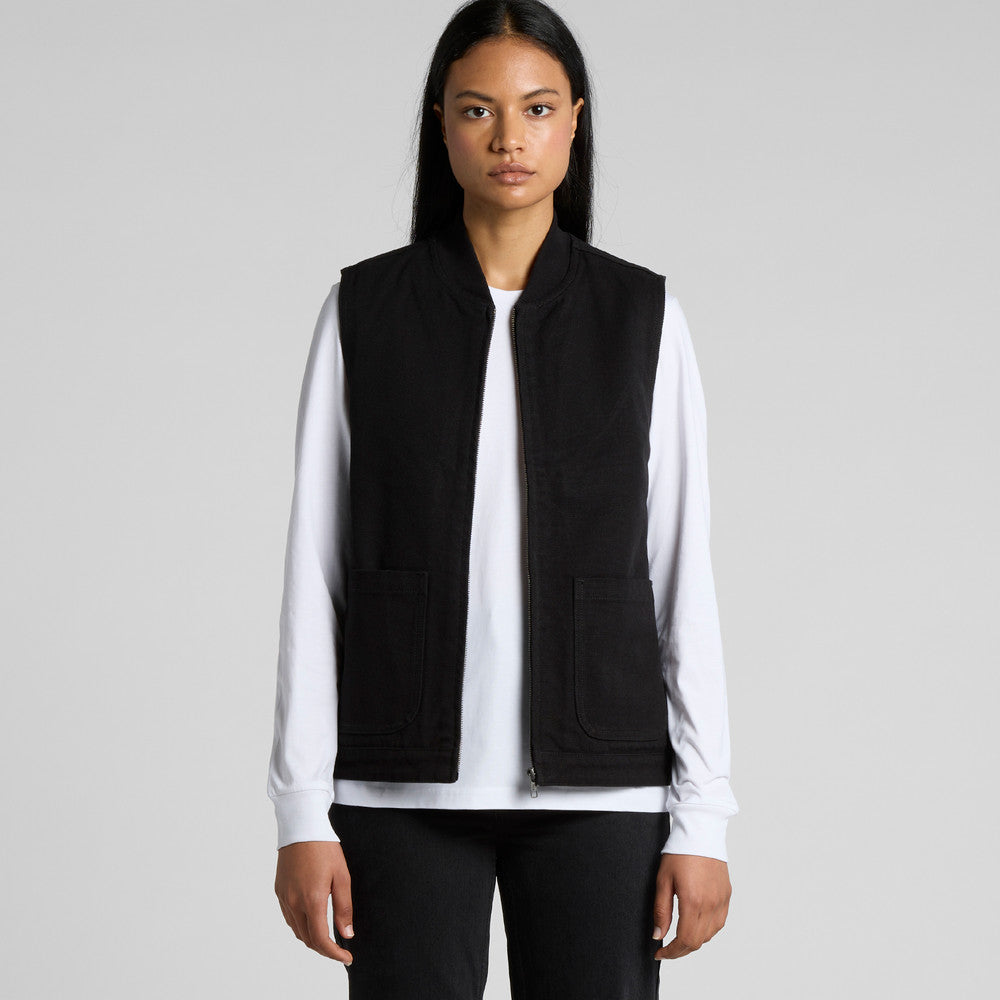 Womens Canvas Heavy Vest