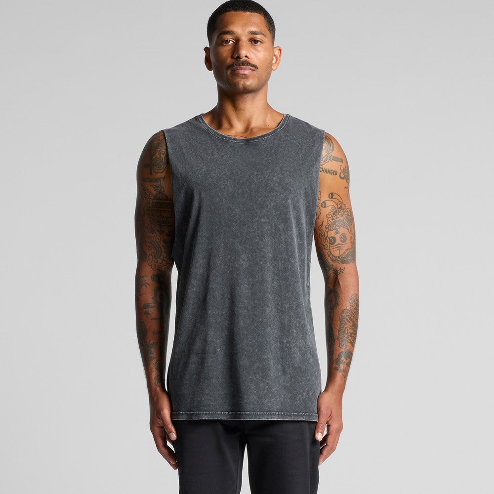 Mens Stone Wash Barnard Tank
