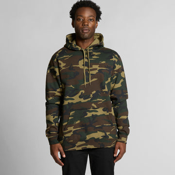 Mens Stencil Camo Hood