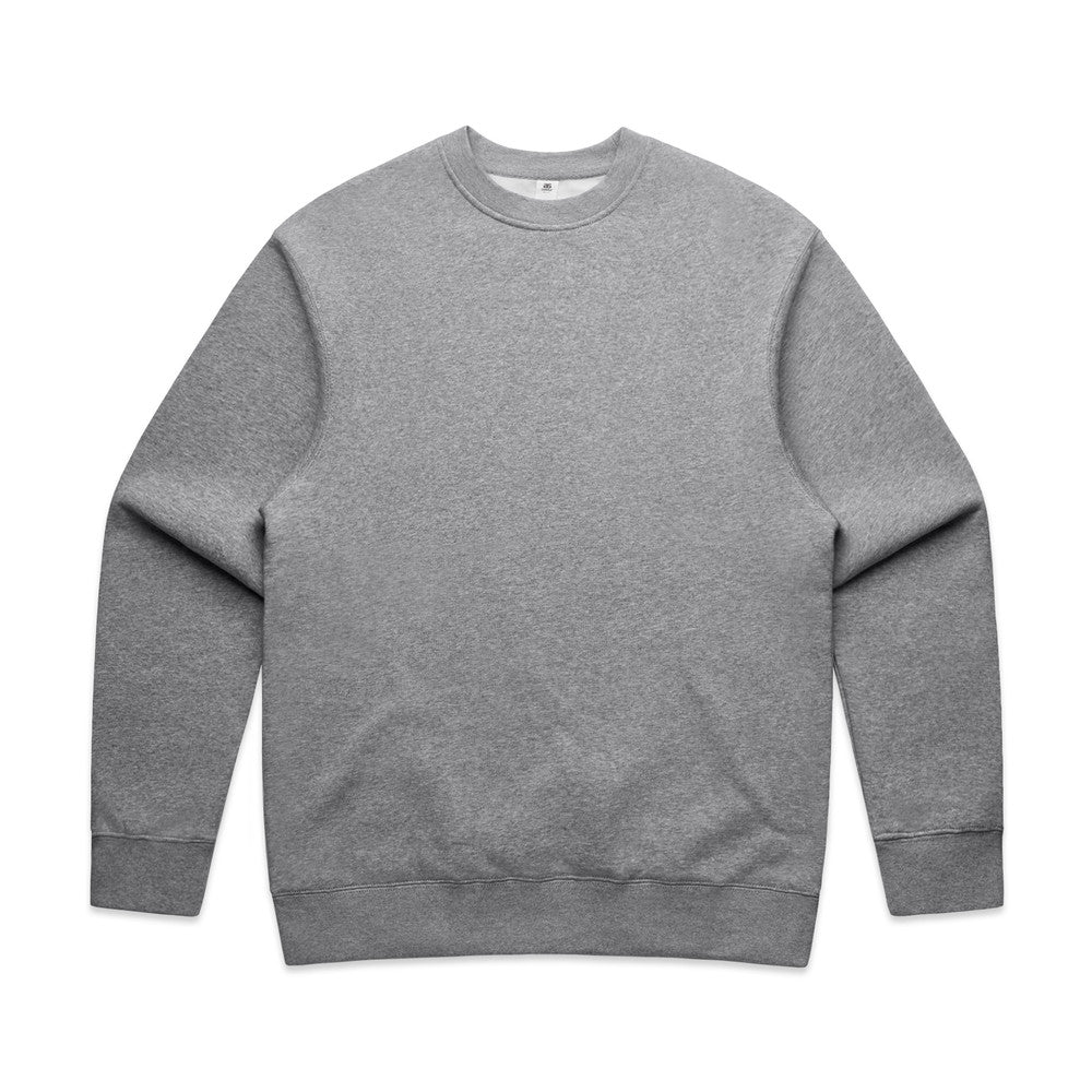 Mens Relax Crew - Grey Marle