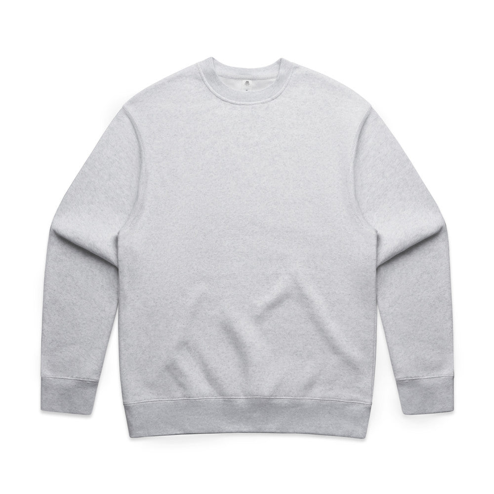 Mens Relax Crew - White Marle