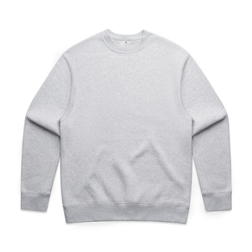 Mens Relax Crew - White Marle