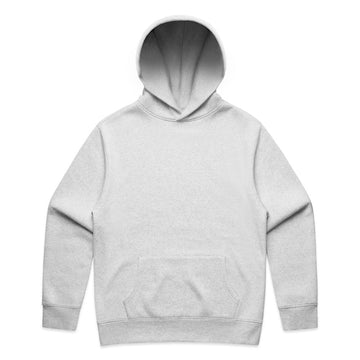 Mens Relax Hood - White Marle