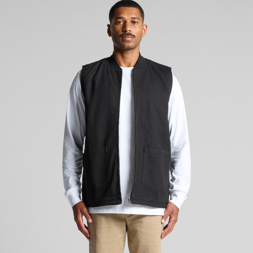 Mens Canvas Heavy Vest