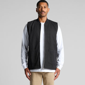 Mens Canvas Heavy Vest