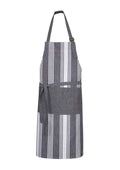 Salt Apron - Charcoal/White ||SRC=https://cdn.fashionbizapps.nz/honeybee/images/BA75_bProduct_Charcoal_White_01_W7bdrww.jpg