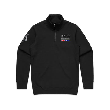 Mens Stencil Half Zip Crew - BRISBANE 2026