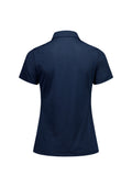 Womens Phoenix Short Sleeve Polo - Navy ||SRC=https://cdn.fashionbizapps.nz/honeybee/images/BP2610LS_Product_Navy_02.jpg