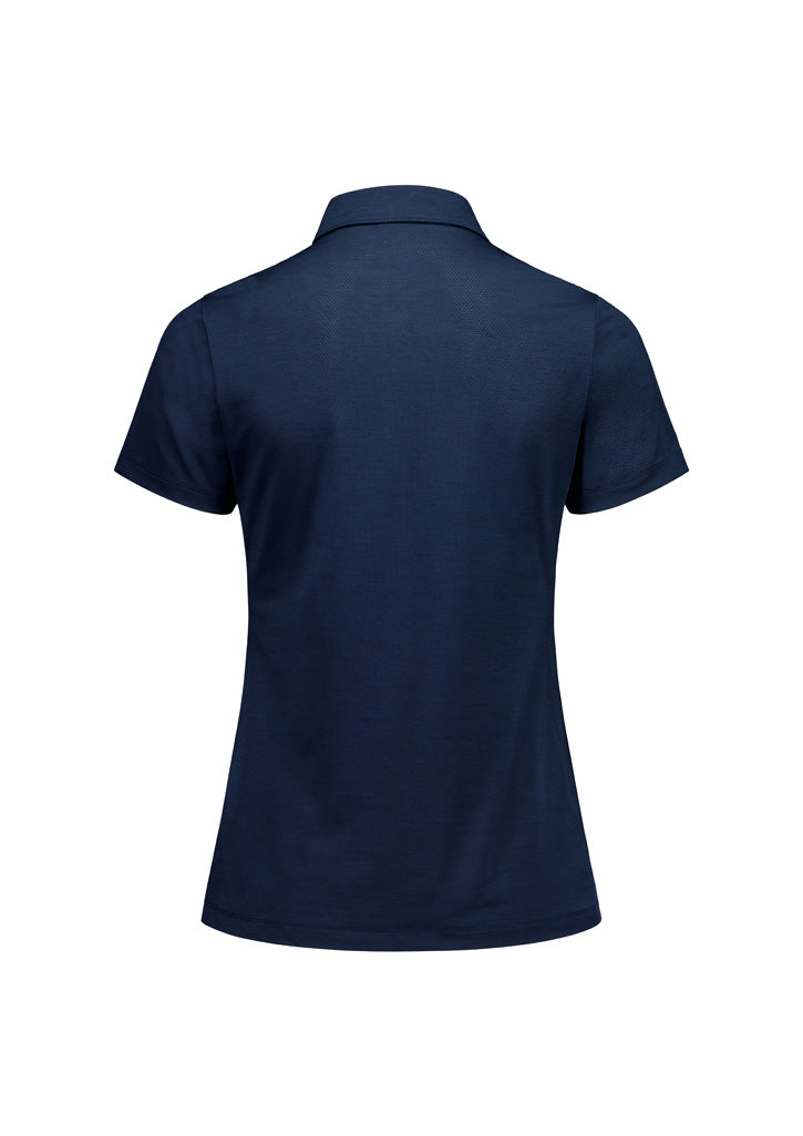 Womens Phoenix Short Sleeve Polo - Navy ||SRC=https://cdn.fashionbizapps.nz/honeybee/images/BP2610LS_Product_Navy_02.jpg