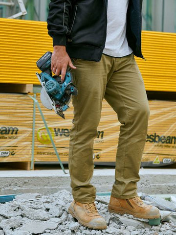 Stretch Cotton Drill Work Pants