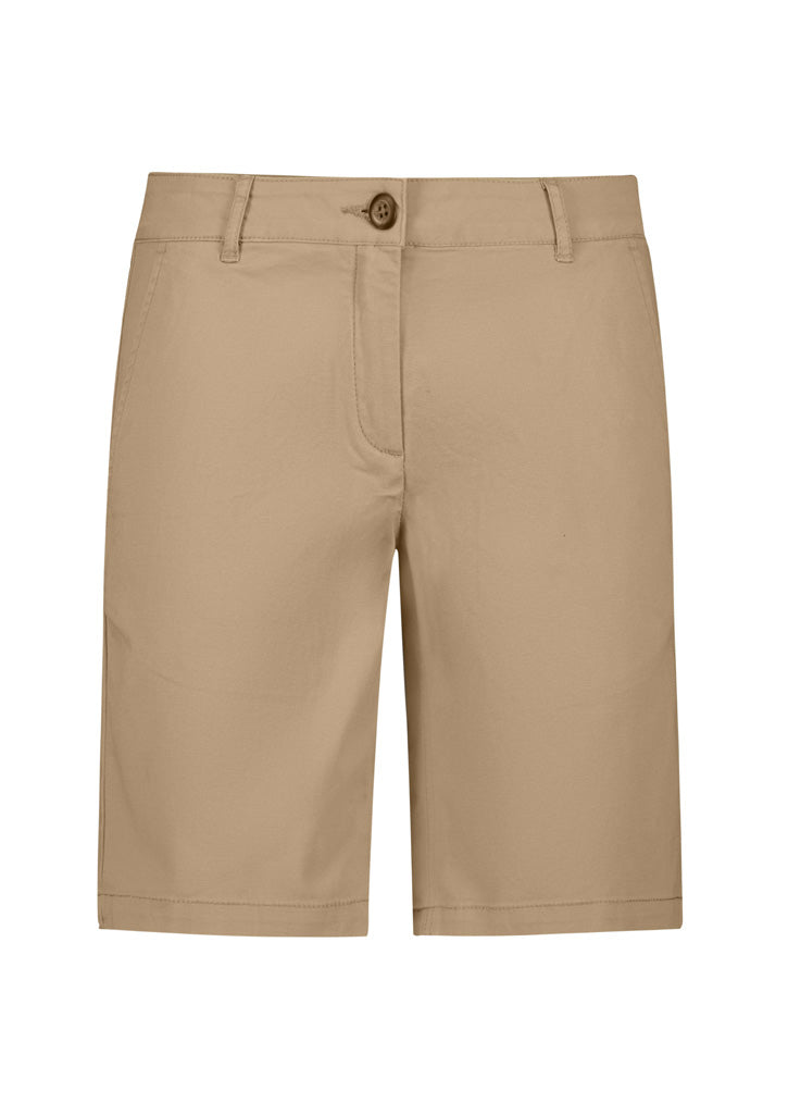 Womens Lawson Chino Short - Dark Stone ||SRC=https://cdn.fashionbizapps.nz/honeybee/images/BS021L_bProduct_DarkStone_01_dtAeR23.jpg