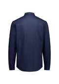 Mens Venture Long Sleeve Shirt - Denim Blue ||SRC=https://cdn.fashionbizapps.nz/honeybee/images/BS2619ML_Product_DenimBlue_02.jpg