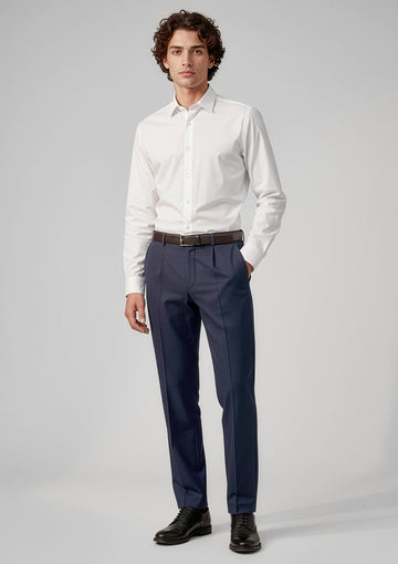 Mens Classic Pleat Pant ||SRC=https://cdn.fashionbizapps.nz/honeybee/images/BS29110_Talent_Navy_01.jpg