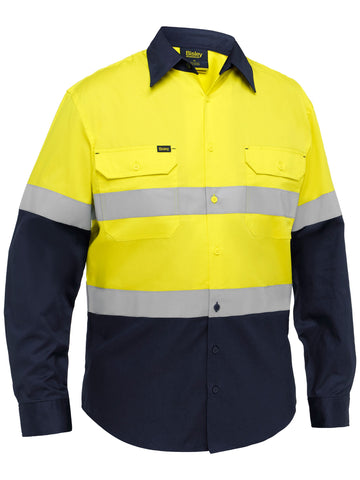 Industrial Taped Hi Vis Cool Lighweight Vented Shirt