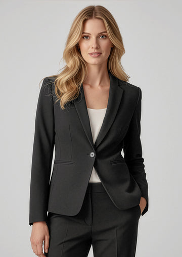 Womens Bianca Jacket ||SRC=https://cdn.fashionbizapps.nz/honeybee/images/BS732L_Talent_Black_01.jpg