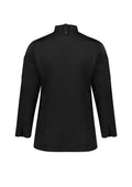 Womens Al Dente Long Sleeve Chef Jacket - Black ||SRC=https://cdn.fashionbizapps.nz/honeybee/images/CH230LL_bProduct_Black_02_oURuIFU.jpg