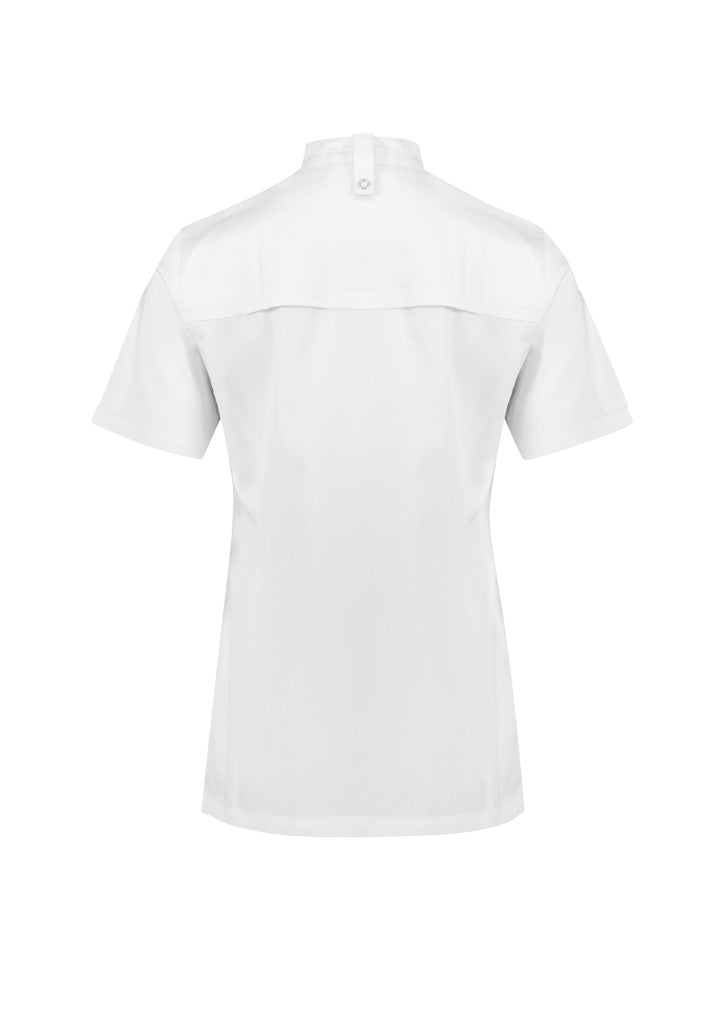 Womens Zest Short Sleeve Jacket - White ||SRC=https://cdn.fashionbizapps.nz/honeybee/images/CH232LS_bProduct_White_02_hZTnh6H.jpg