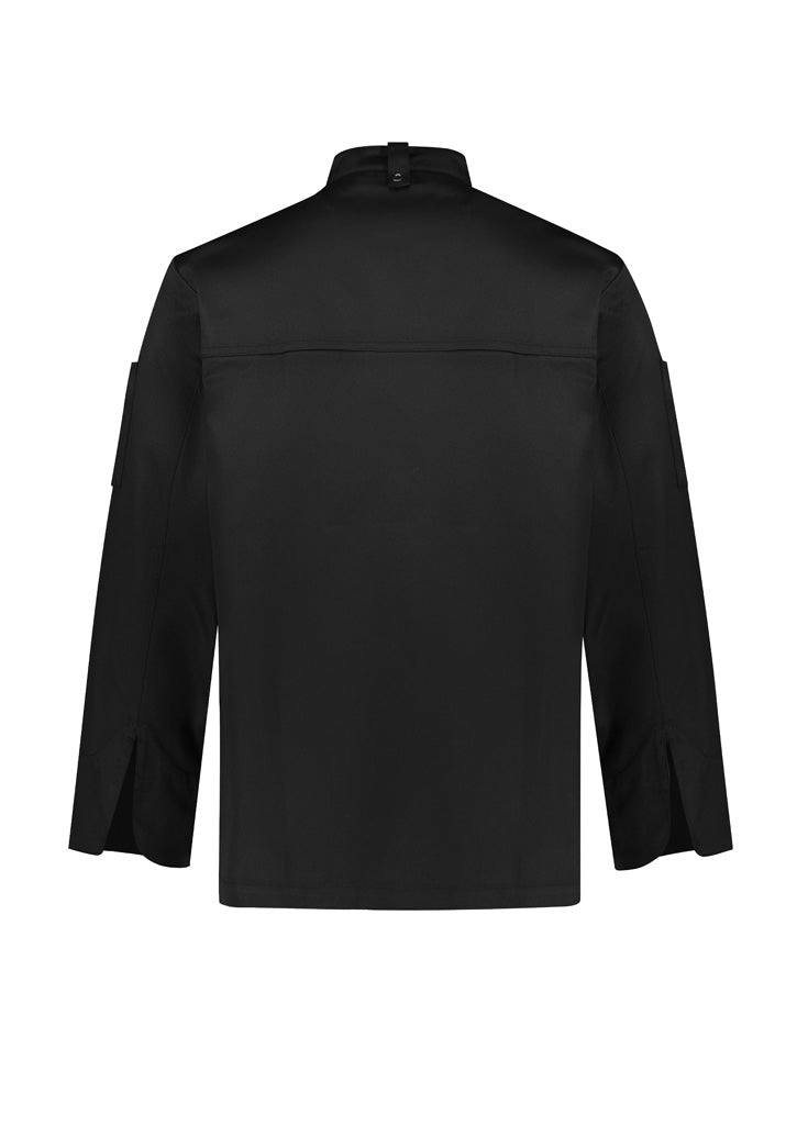 Mens Zest Long Sleeve Jacket - Black ||SRC=https://cdn.fashionbizapps.nz/honeybee/images/CH232ML_bProduct_Black_02_Tbav82e.jpg