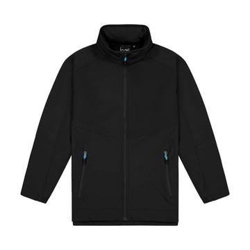 Kids Aspiring Jacket with Contrast Zip Pulls - Black/Aqua