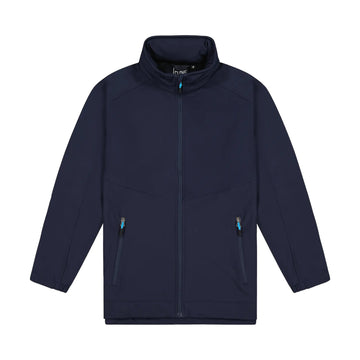 Kids Aspiring Jacket with Contrast Zip Pulls - Navy/Aqua