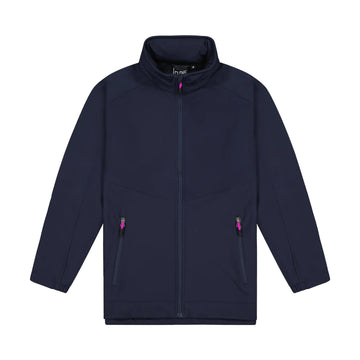 Kids Aspiring Jacket with Contrast Zip Pulls - Black/Fuchsia