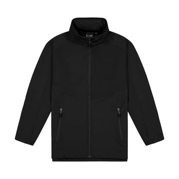 Mens Aspiring Jacket with Contrast Zip Pulls - Black/Bottle