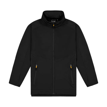 Mens Aspiring Jacket with Contrast Zip Pulls - Black/Gold