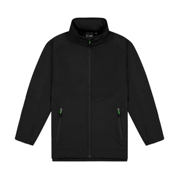 Mens Aspiring Jacket with Contrast Zip Pulls - Black/Kelly