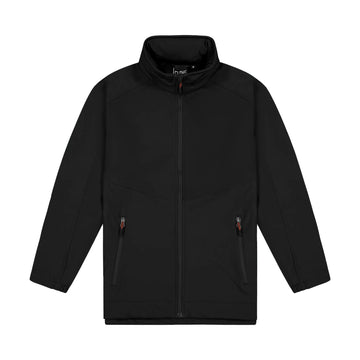 Mens Aspiring Jacket with Contrast Zip Pulls - Black/Maroon