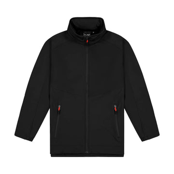 Mens Aspiring Jacket with Contrast Zip Pulls - Black/Red