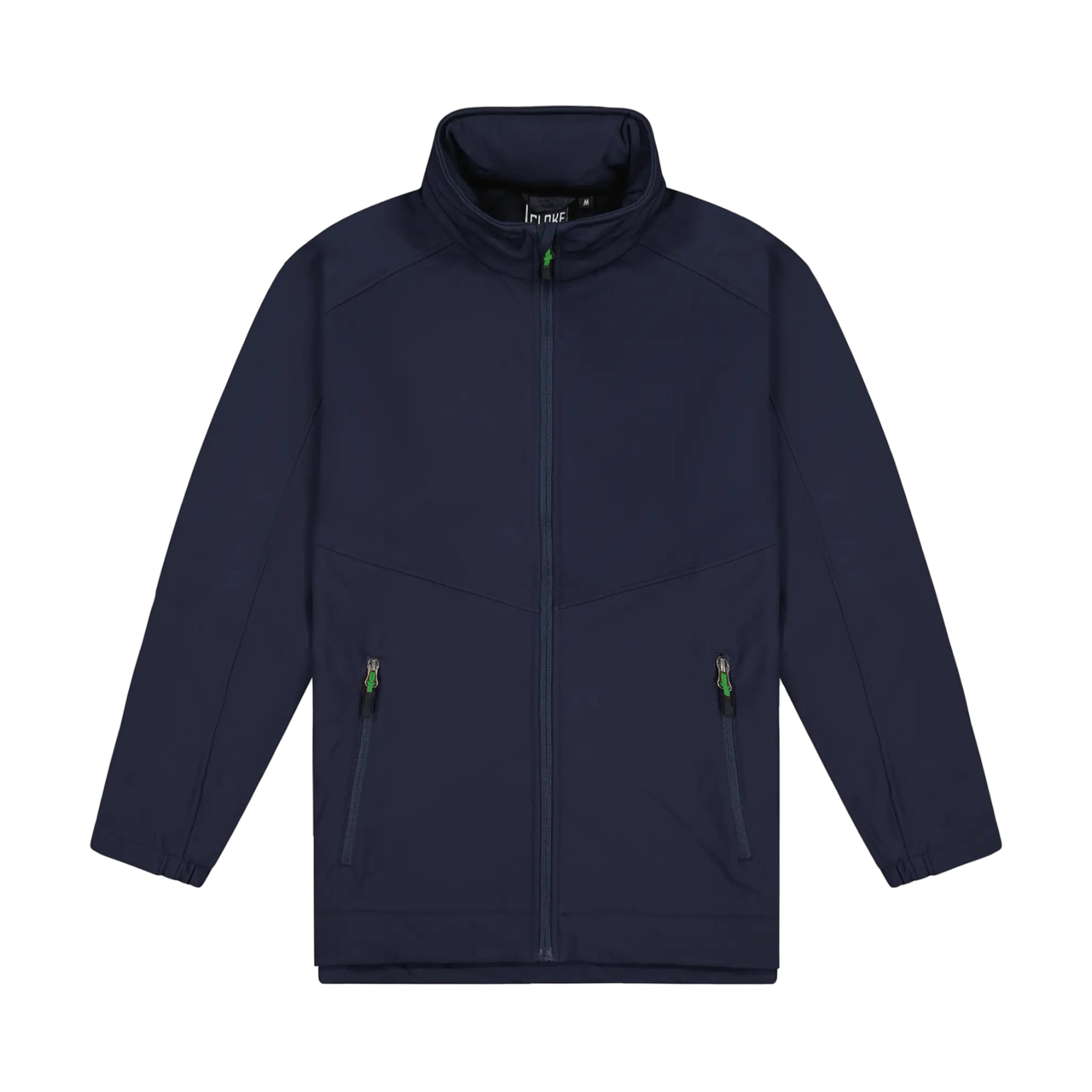 Mens Aspiring Jacket with Contrast Zip Pulls - Navy/Kelly