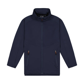 Mens Aspiring Jacket with Contrast Zip Pulls - Navy/Maroon