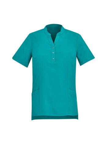 Womens Florence Plain Tunic - Teal