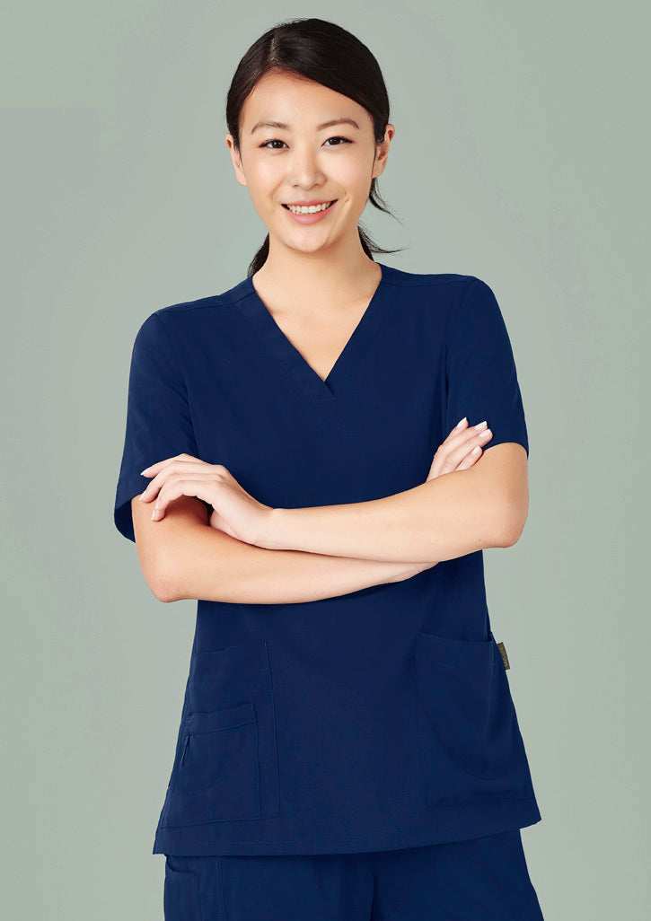 Womens Avery V-Neck Scrub Top
