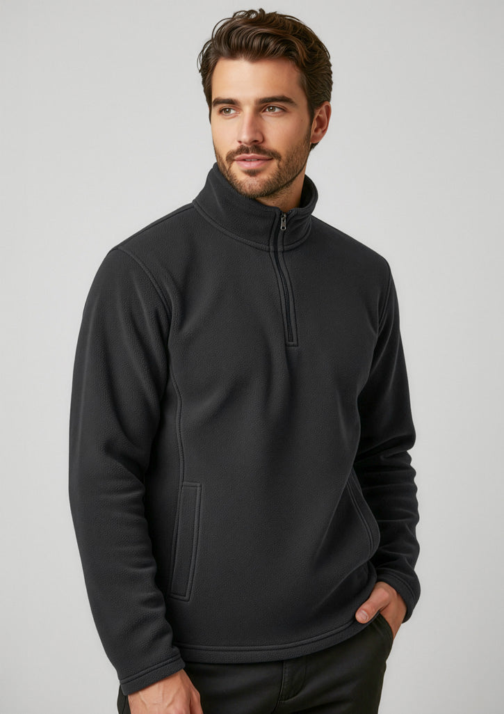 Mens Trinity Fleece ||SRC=https://cdn.fashionbizapps.nz/honeybee/images/F10510_Talent_Black_01.jpg