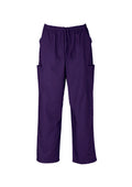 Unisex Classic  Scrub Pant - Purple ||SRC=https://cdn.fashionbizapps.nz/honeybee/images/H10610_bProduct_Purple_01_nxevpR8.jpg