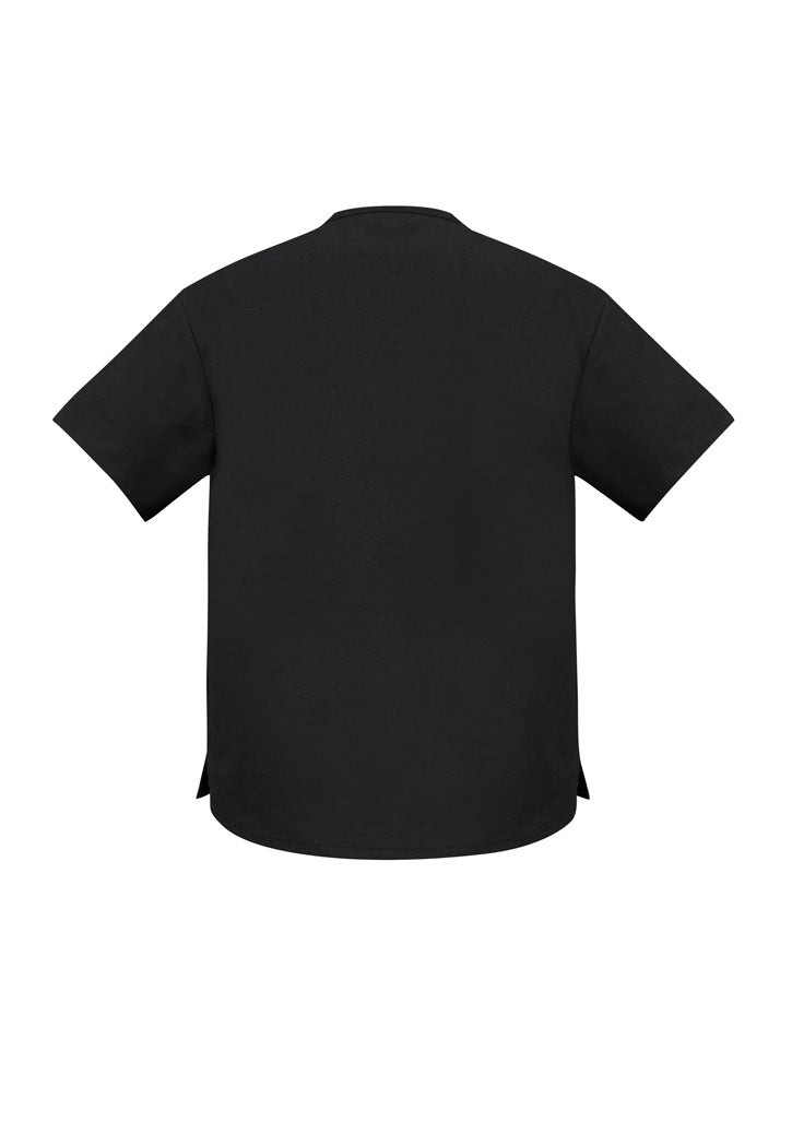 Unisex Classic Scrub Top - Black ||SRC=https://cdn.fashionbizapps.nz/honeybee/images/H10612_bProduct_Black_02_Cz5wTLV.jpg