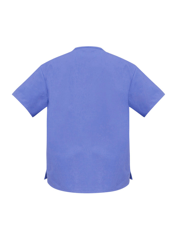 Unisex Classic Scrub Top - Mid Blue ||SRC=https://cdn.fashionbizapps.nz/honeybee/images/H10612_bProduct_MidBlue_02_EQ95F0D.jpg