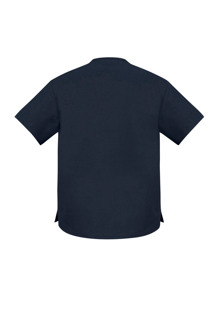 Unisex Classic Scrub Top - Navy ||SRC=https://cdn.fashionbizapps.nz/honeybee/images/H10612_bProduct_Navy_02_nT0i71c.jpg