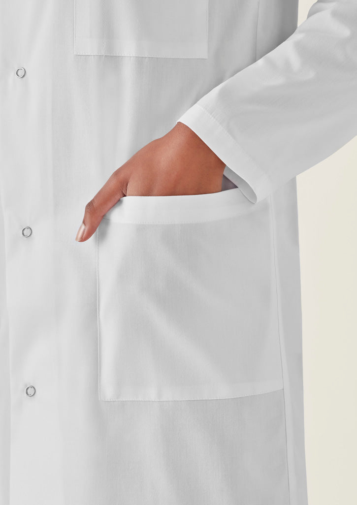 Lab Coat ||SRC=https://cdn.fashionbizapps.nz/honeybee/images/H132ML_Talent_White_03.jpg